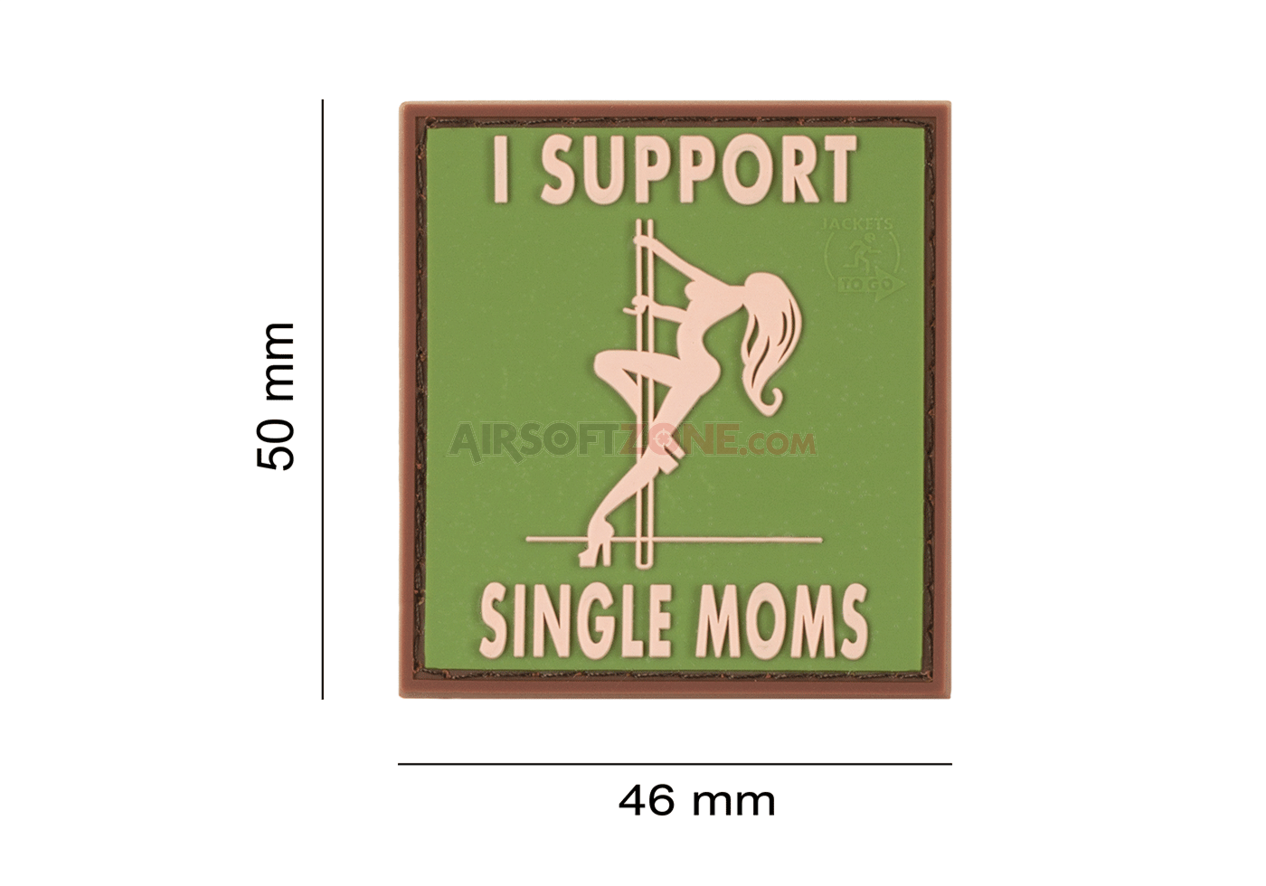 PATCH CAUCIUC - MESAJ I SUPPORT SINGLE MUMS - MULTICAM - 1 | YEO